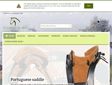 Tablet Screenshot of equestrianweb.com